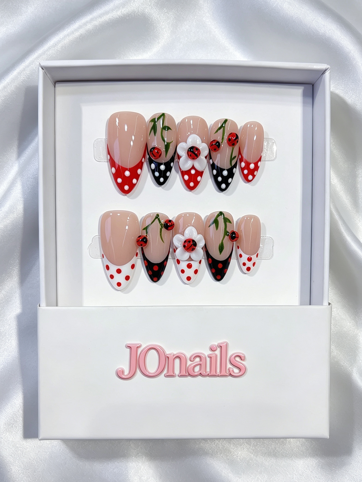 Celestial Heart Extra Long Press-On Nails
