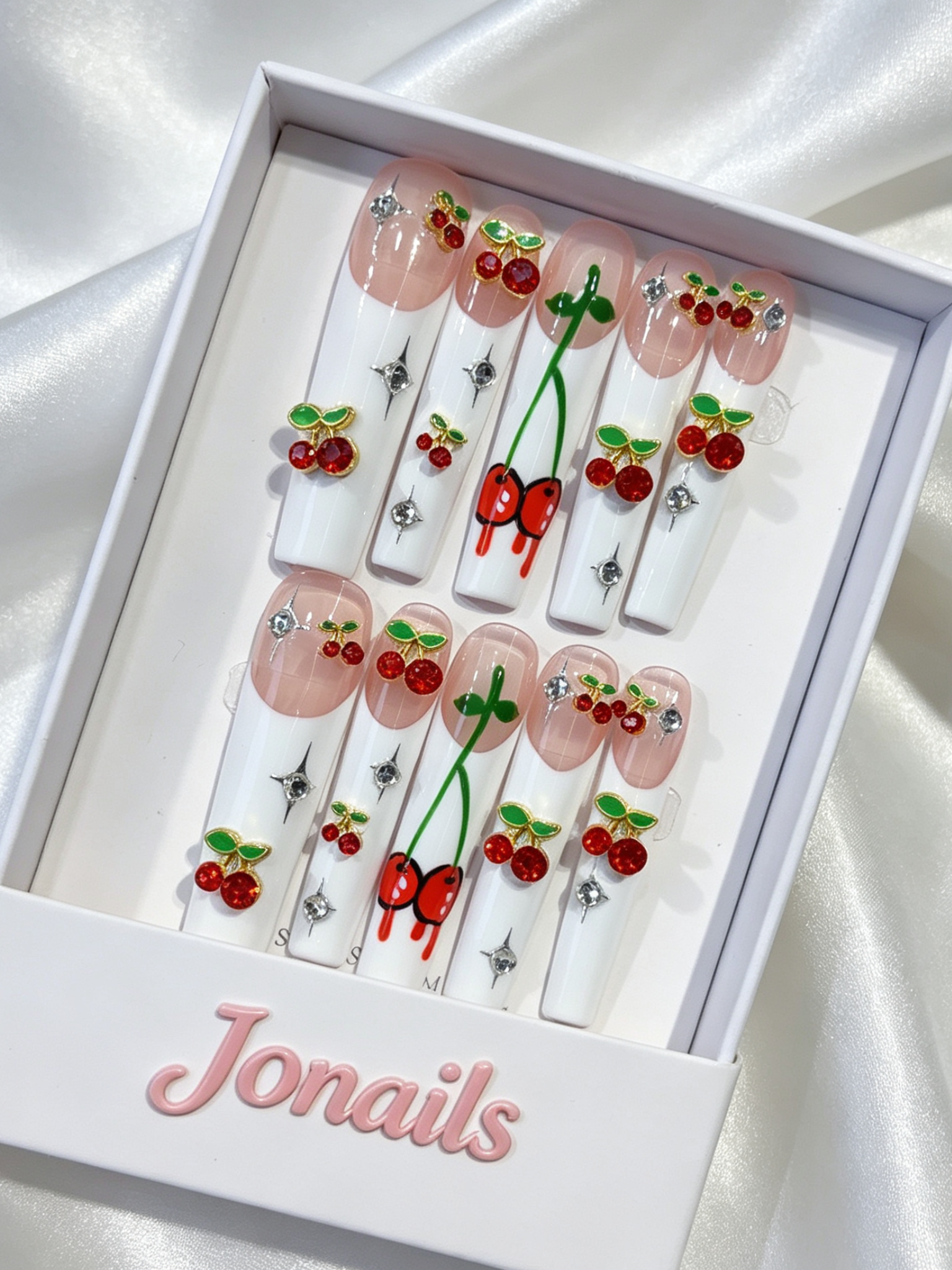 Tropical Floral Fantasy Press-On Nails