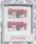 Pink Heart Luxe Press-On Nails
