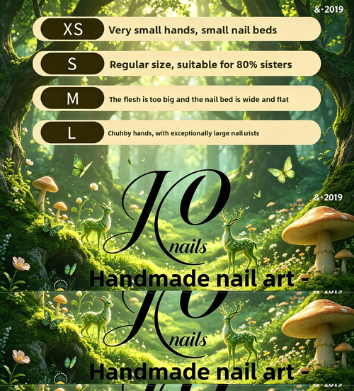 Link 2 | Handmade Reusable Press-On Nails – Glossy Finish Set for Daily Wear & Special Occasions