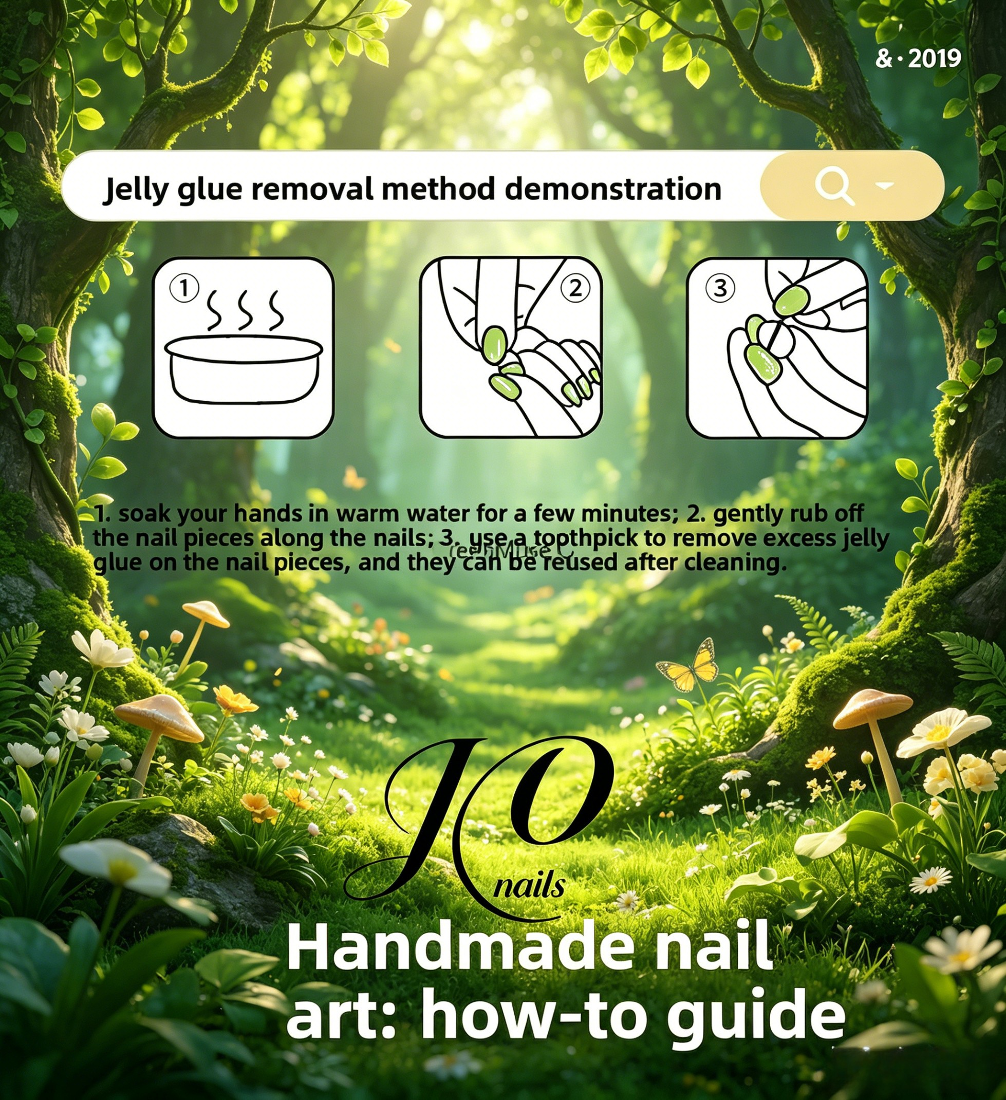 Link 2 | Handmade Reusable Press-On Nails – Glossy Finish Set for Daily Wear & Special Occasions